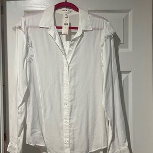 Cloth & Stone White Blouse from Anthropology